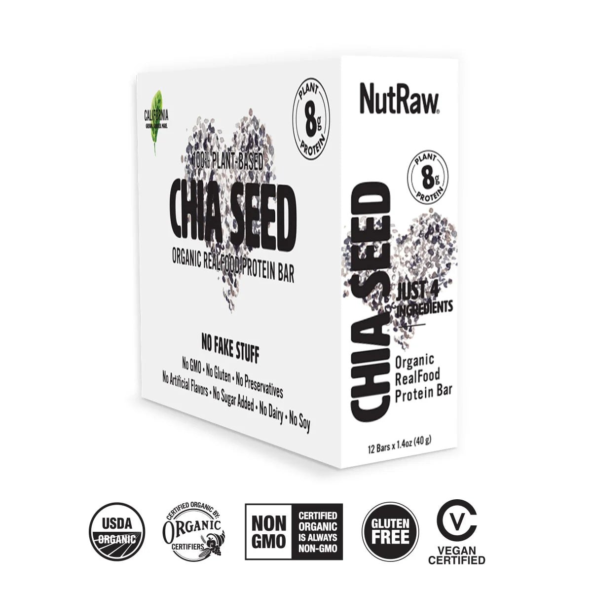 Chia Seed Bar - 12 Pack (1.4 Oz each)