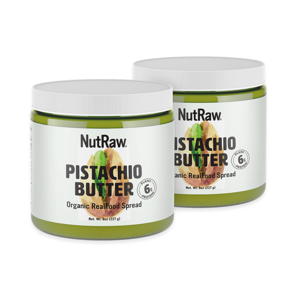 Organic Pistachio Butters - Pack of 2 (8oz each)